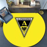Alemannia Aachen,Round Area Rug,Carpet Rug for Living Room Bedroom Sofa Playroom Decor,Non-slip Floor Mat 80cmx80cm
