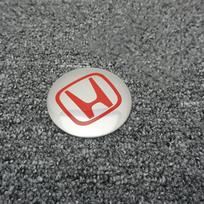 4 vnt. 56 mm automobilio ratlankio centrinio dangtelio emblemos lipdukas Priedai Honda Civic FIT Accord Prelude CRV 5-oji City CRZ CRX Jazz Acura 1Set (4pcs) gray