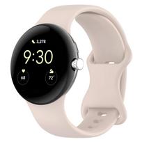 Silikoninis dirželis be tarpo Google Pixel Watch 2/1 apyrankė Correa išmaniųjų laikrodžių priedai dirželis Pixel Watch 3 41mm sportinis dirželis Pixel Watch 2-1 rožinė