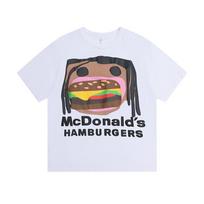 Travis Scott Cactus Jack Collection Skull Man Hiroshi Fujiwara Joint Printed Short Sleeve T-Shirt S white