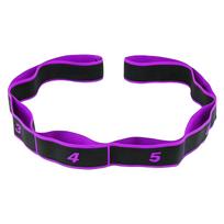 Elastic Tension Band Exercise Pull Rope Stretch Rope 8 Segment Yoga Stretching Band Female Resistance Training Equipment geltona