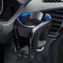 2 in 1 Car Air Vent Cup Holder and Car Phone Mount Universal Cup Bottle Mount Bracket Stand fit All Smart Phone and Drink gray