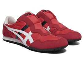 1183C615-600 Onitsuka Tiger Serrano Slip-On Classic Red/White (Men's) 11.5 red