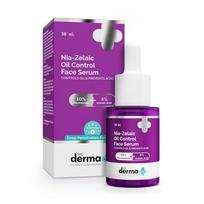 The Derma Co Nia-Zelaic Oil Control Face Serum with 10% Niacinamide & 5% Azelaic Acid | Reduces Acne Marks | Prevents New acne | Controls Oil Produc