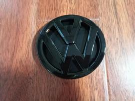 For VW Volkswagen Jetta MK5 Golf Glossy Black 13.7cm Front & 11cm  Rear Emblems  for Volkswagen MK  Golf Replacement Glossy Black-MK7 brown