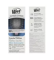 Wet Brush hairbrush Chrome Holographic Mini Detangler Plaukų šepetys Plaukų šukavimo įrankis