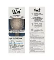 Wet Brush hairbrush Cream Holographic Mini Detangler Plaukų šepetys Plaukų šukavimo įrankis