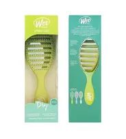 Wet Brush hairbrush Green-Blue Speed Dry Plaukų šepetys Plaukų šukavimo įrankis