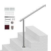 VEVOR laiptų turėklai lauke, 31,5 colio / 80 cm denio turėklų rinkinys, montuojamas prie sienos/grindų, turėklai lauko laiptams su montavimo rinkiniu 80 x 8 x 92.3 cm
