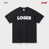 Loser Sub Pop Tee Double Sided Prints S black