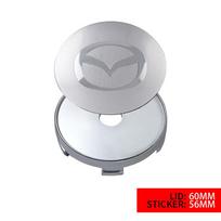 4 vnt. 56/60 mm automobilio ratlankio centrinis dangtelis Mazda MS RX7 RX8 2 3 6 Atenza Axela Demio MX5 929 CX3 CX4 CX5 CX7 CX8 CX9 GH BK MP For mazda white