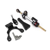 Vairo slopintuvas Stabilizatorius Motociklui Kawasaki Z900 z900 2024 Z 900 2018-2024 Slopintuvų tvirtinimo kronšteino atraminis komplektas Set E-sliver black