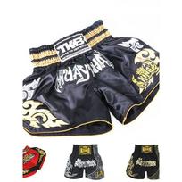 MMA Boxing Training Shorts UFC Muay Thai Fight Pants Gym Running Cycling Combat Sports Large black