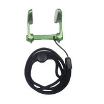 Swimming Nose Clips with Lanyard Floating Nose Plugs Nose Guard Diving Nose Clip Swimming Accessories žalia