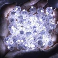 50Pcs LED Flashing Balloon Light Mini Battery Powered Colorful Balloon Lamp Round Christmas Decoration Light Wedding Decoration as show balta