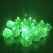 50Pcs LED Flashing Balloon Light Mini Battery Powered Colorful Balloon Lamp Round Christmas Decoration Light Wedding Decoration as show žalia