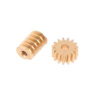 1:87 Modulus 0,2 15T mikro žalvario turbinos sliekinis statinis keitimo krumpliaračio angos skersmuo 0,8 mm / 1 mm redukcinio krumpliaračio veleno jungtis beige