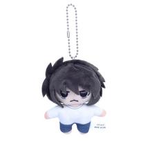 5 Style 9cm Latest Death Note Plush Toy Pendant Misa Amane Yagami Lights Mihael Keehl L Lawliet Dolls Ideal For Children Adults Gift Idea About 9cm black