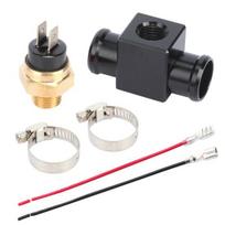 Radiatoriaus ventiliatoriaus temperatūros jungiklis Patikimas metalinis ventiliatoriaus termostato jungiklis Yamaha Kawasaki juoda
