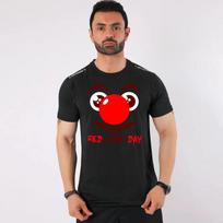 Funny Face Adults & Childs Red Nose Day 2025 Comic Relief Unisex T-Shirt L black