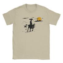 Lucky Luke Jolly Jumper ir Rantanplan Marškinėliai Vyrams Grynos Medvilnės Vintažiniai Marškinėliai Apvalia Kaklo Iškirpte Trumpomis Rankovėmis Viršutiniai Drabužiai Dovanojimo Idėja M black