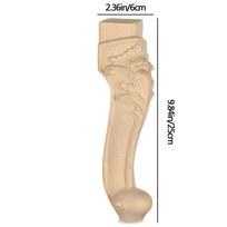 Multi Styles European Vintage Wood Carved Furniture Foot Legs Solid Cabinet Seat Feets Vintage Home Decor High Quality (as the picture,1pc)
