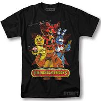 Five Nights At Freddy's Shirt FNAF Help Wanted Fazbear Graphic Design T-Shirt Unisex T-Shirt 5XL įvairiaspalvis