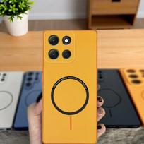 For Motorola Edge 60 Fusion Case Moto Edge 60 Pro Phone Case Moto Edge 60 edge 60s Cover Color magnetic hard Silicone back cover Motorola Edge 60 orange