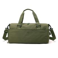 Waterproof Nylon Gym Duffel Bag with Wet Dry Separation and Independent Shoe Compartment Adjustable Strap Travel Weekender