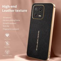 For Xiaomi 13 13 Pro 12 12 Pro  premium electroplated lychee-textured phone case that’s shockproof and fingerprint-resistant For Xiaomi 13 juoda