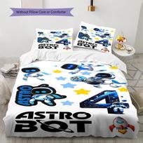 ASTRO BOT Raštas Patalynė, Antklodžių Komplektas Antklodės Užvalkalas Pagalvės Užvalkalas Namų Gimtadienio Dovana (1 * antklodės užvalkalas + 2 * pagalvės užvalkalai, be šerdies) 135x200cm