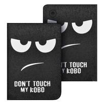Hand Strap E-Reader Case Auto Sleep/Wake Protective Cover for Kobo Libra Color/2 Daily Reading black