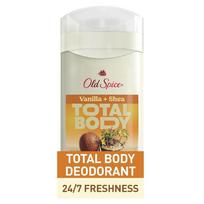 Old Spice Total Body Deodorant Vanilla & Shea Butter 85g 1 pcs beige