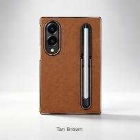 Nematoma stovėjimo funkcija, rašiklio laikiklis, odinis telefono dėklas, skirtas Samsung Galaxy Z Fold8 Fold 8, platus, atsparus smūgiams, su rašiklio laikikliu, plonas prigludęs dangtelis Galaxy Z Fold 8 black