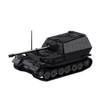 1702pcs Jagdpanzer Tiger Heavy Tank Destroyer NO.97021 Model Building Blocks MOC Historical Military Collectible Educational Toy 97021 black