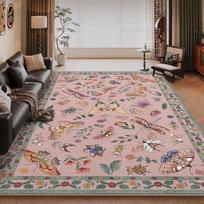 Insect Print Area Rugs, Non Slip Washable Rugs for Living Room,Modern Bedroom Rug Under Bed Large Carpet for Room Decor 60x90cm
