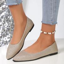 Women Pointed Toe Flat Ballet Shoes Comfortable Casual Fashion Spring Autumn Dress Flats 37