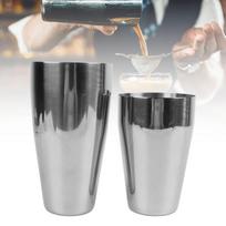 Shaker Cocktail Tin 2 Layer 800 and 600ml Well Sealed Stainless Steel Cocktail Shakers for Bartender gray