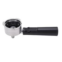 51mm Size Coffee Machine Portafilter Aluminum Alloy Handle Coffee Machine Bracket Handle  Cafe Use black