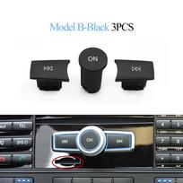 3PCS Front Dashboard  Console Radio CD Player Button Knob Switch Cap For Mercedes Benz W204 X204 W166 W212 W207 W218 W117 W176