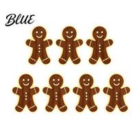 Wood Reindeer Wall Hangings 7Pcs Christmas Glowing Wooden Silhouette Lights, LED Xmas Decor, Gift for Family Santa Tree Gingerbread Snowflake E