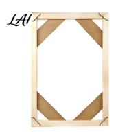 Gallery Wrap Bars Wood Painting Frame Wooden Strips Install Easy to DIY Self Assembly Kit Decorative Display Holder for Oil And Wall Art Stretched 20x30cm
