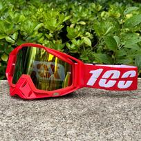 Motokroso akiniai MX Off Road Kaukė Šalmai Akiniai Slidinėjimo Sportas Motociklui Purvo Dviračiui Akiniai only goggles red
