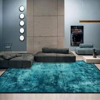 Dark Blue Abstract Carpet Non Slip Large Area Rug Easy Clean Sofa Table Living Room Bedroom Floor Mat Decor 140*200cm