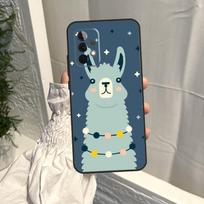 Cute Llama Case For Samsung Galaxy A56 A36 A16 A06 A54 A34 A14 A13 A53 A12 A22 A32 A52 A35 A15 A55 A17 Samsung A16 white
