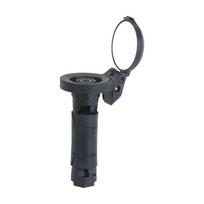 Bicycles Rearview Mirror Adjustable Rotating Cycling Handlebars Rear View Mirrors Handlebars Plug Rearview Mirror 1 gray