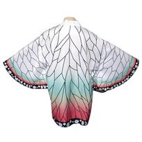 Kvėpuojantis ir akį traukiantis Demon Slayer Kimetsu No Yaiba Nezuko kostiumas vaikams Puikiai tinka Helovinui ir persirengimo vakarėliams Kochou Shinobu Coat Only,110cm white