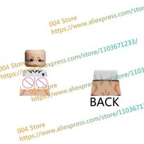 18+ Adult Building Block MOC Anime Action Figure Sexy Model Date Cartoon Swimwear Girl Hair Kit Ornament Toy Gift Collection F31 beige