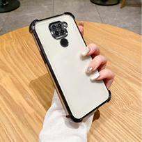 For Redmi Note 9 Case Redmi Note 9s Phone Case Redmi Note 9 Pro Max Corners Thickening Shookproof Plating Silicone back cover For Redmi Note 9 white