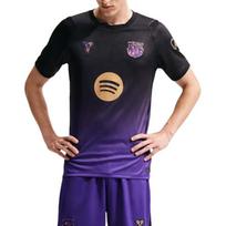Nike × Barcelona Futbolo Klubas Kobe Dri-FIT Replika 2026/27 Sezonas Išvykos Marškinėlių su apvalia apykakle Greitai džiūstanti trumpomis rankovėmis Futbolo Marškinėliai Gerbėjų Versija II1912-505 S black